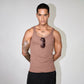 Baby Distressed Singlet In Chocolate