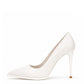 White Leather Heels