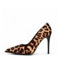Brown Leopard Heels