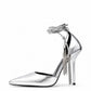 Silver Tassel Heels