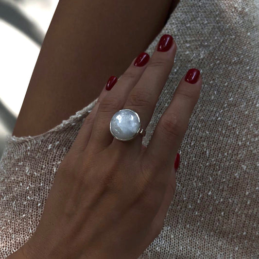 Moon Stone Ring
