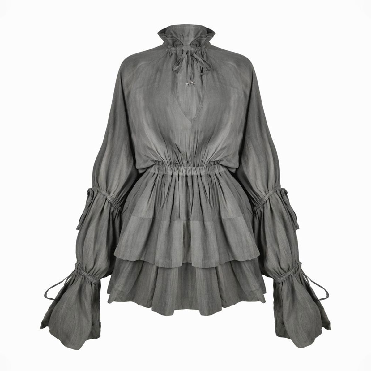 Barocco Dress in Grey