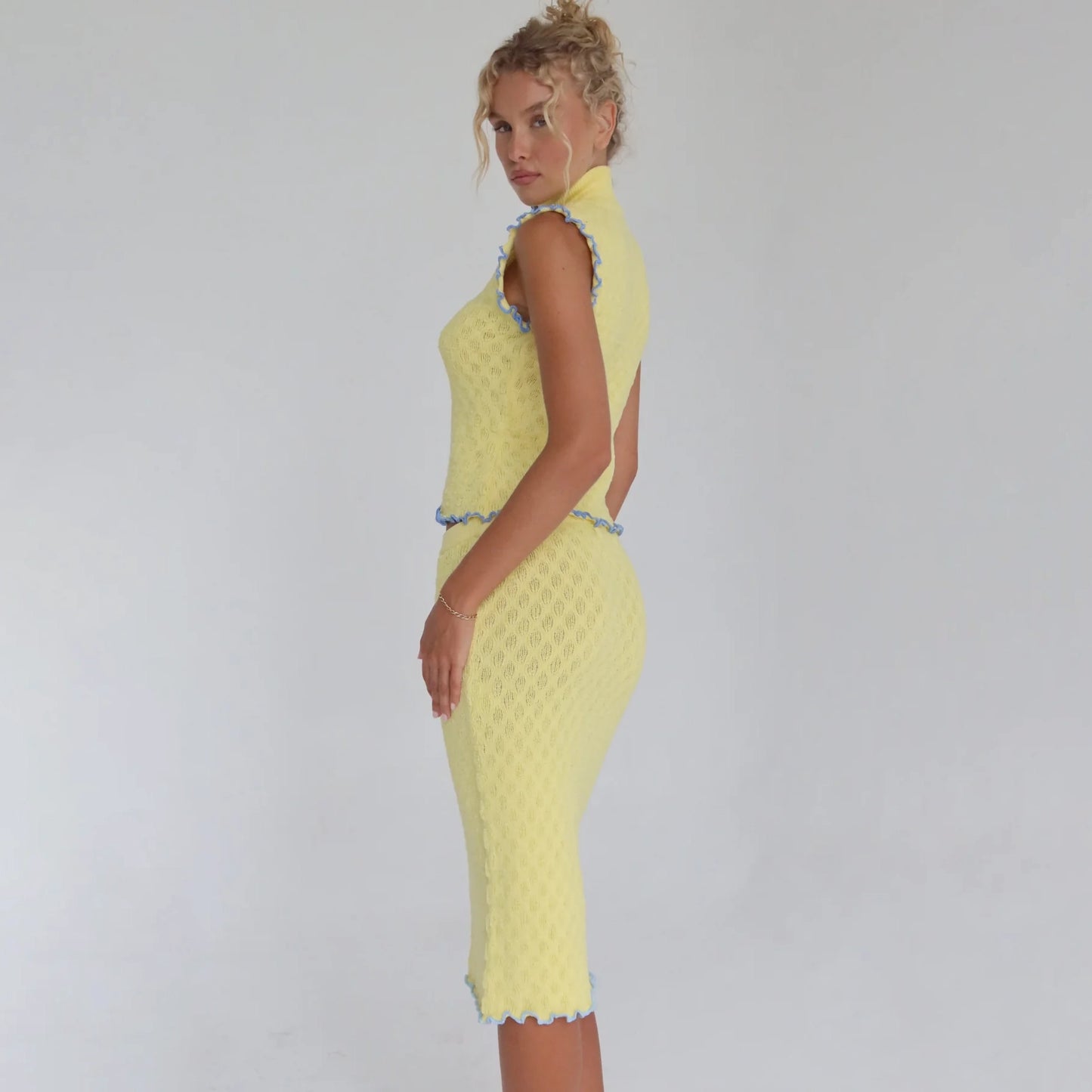 Gardenia Knit Midi Skirt