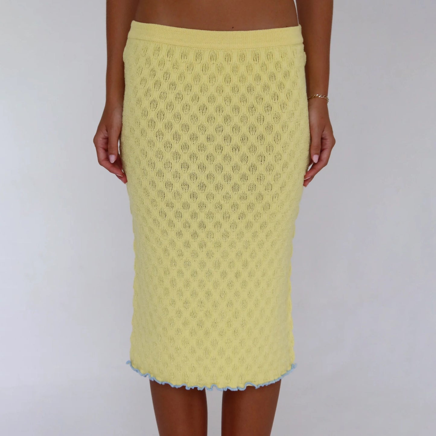 Gardenia Knit Midi Skirt