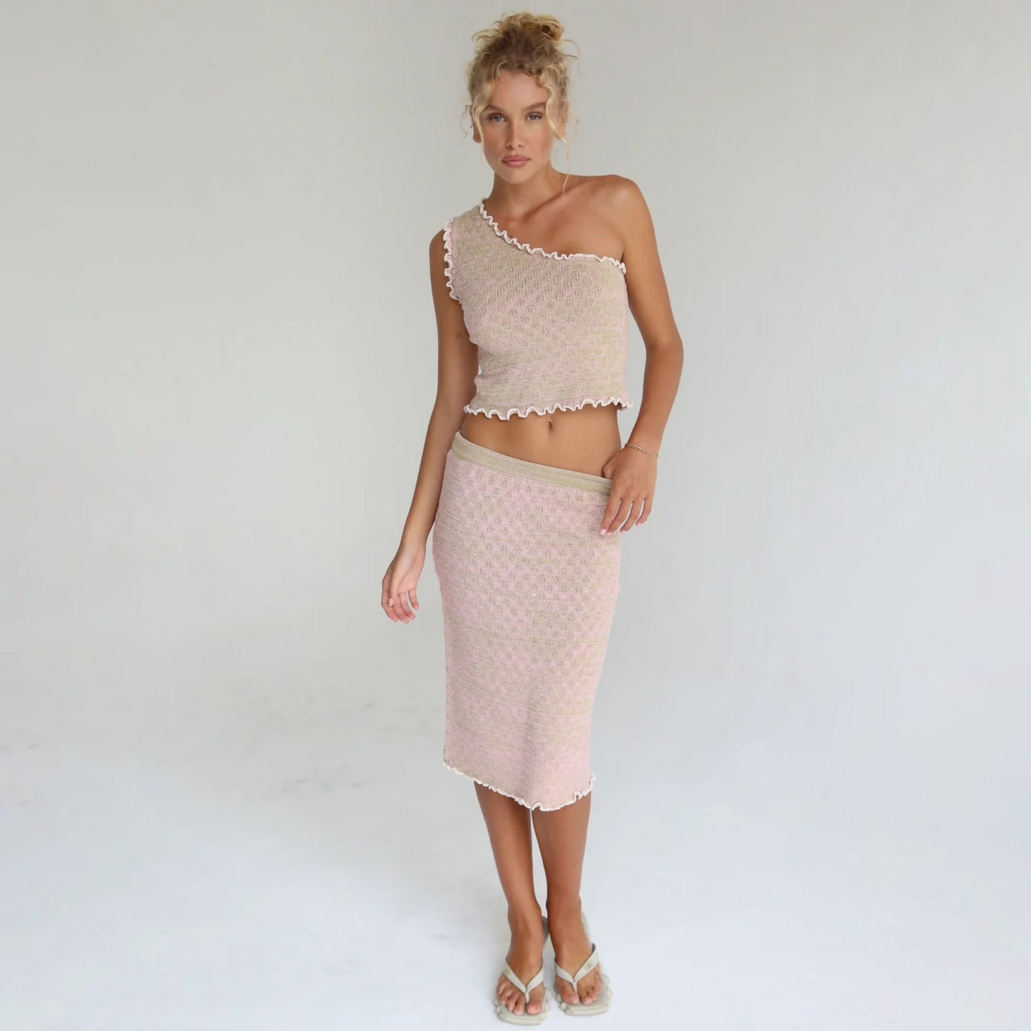 Gardenia Knit Midi Skirt