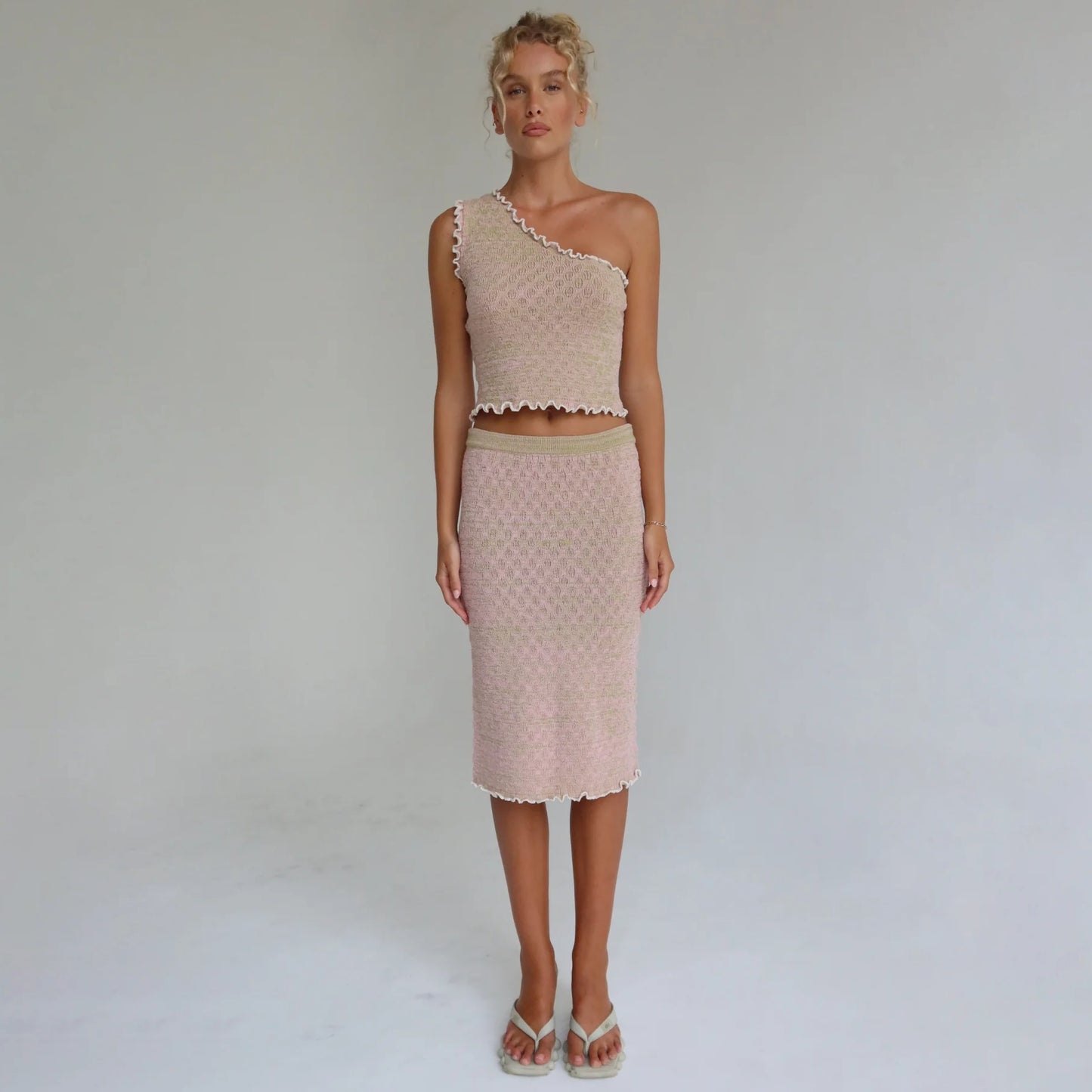 Gardenia Knit Midi Skirt