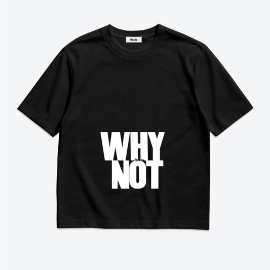 T-shirt WHY NOT In Grey