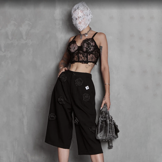 Short Bermuda In Black
