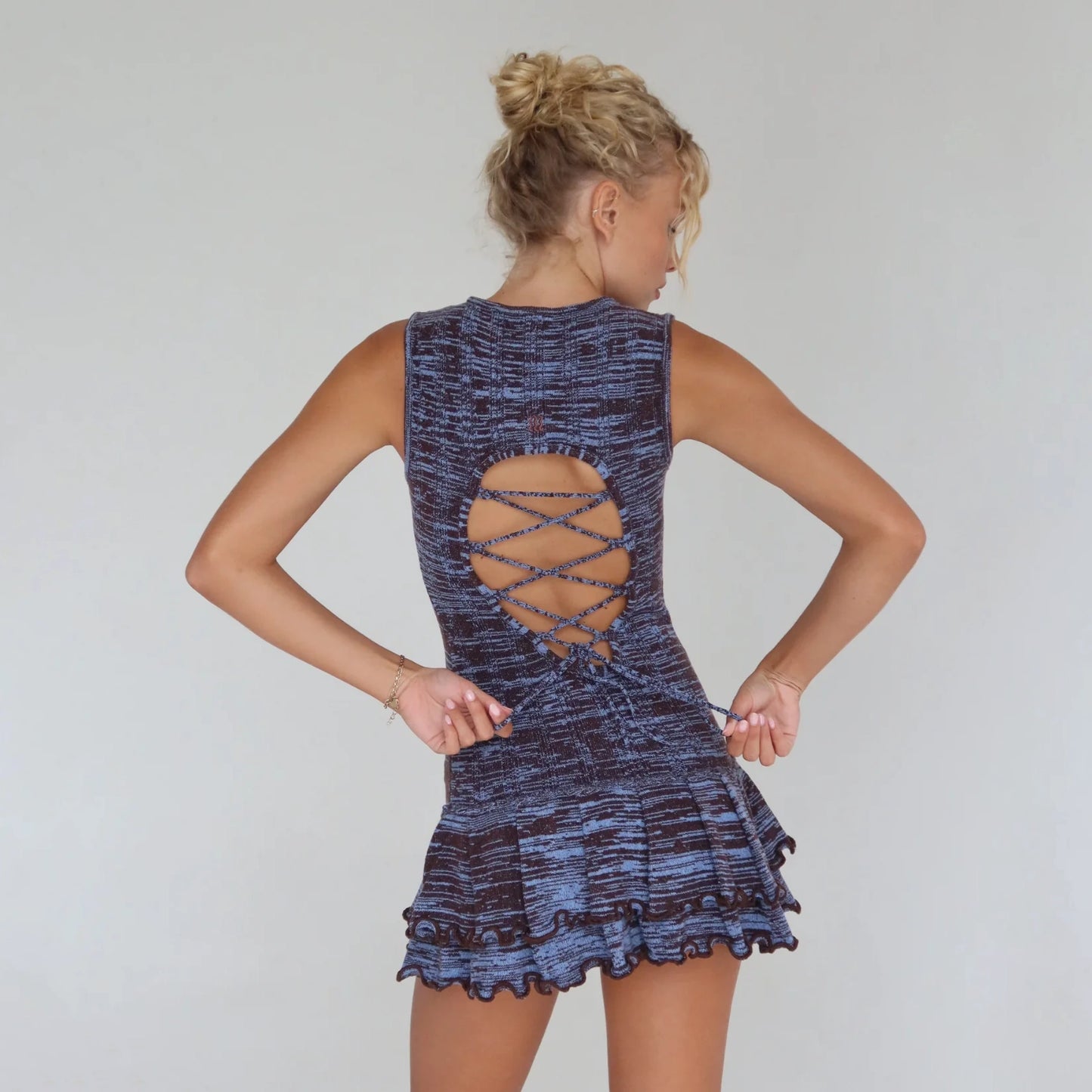 Marigold Knit Mini Dress