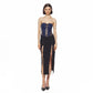 SKIRT WITH GROMMETS