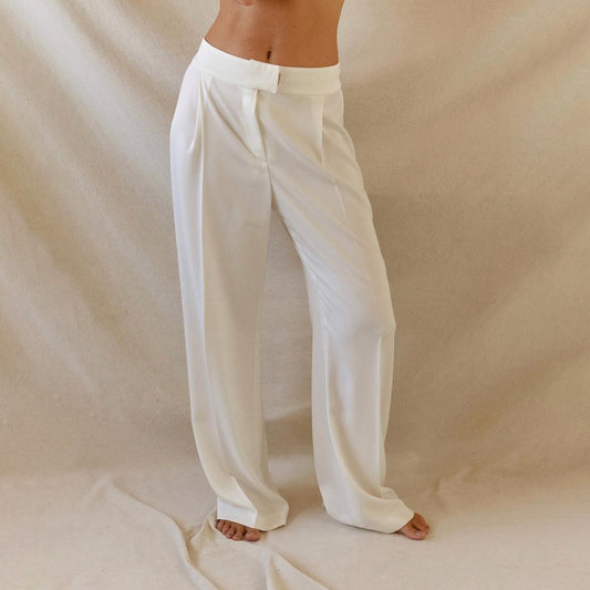 PANTS BAL SILK WHITE