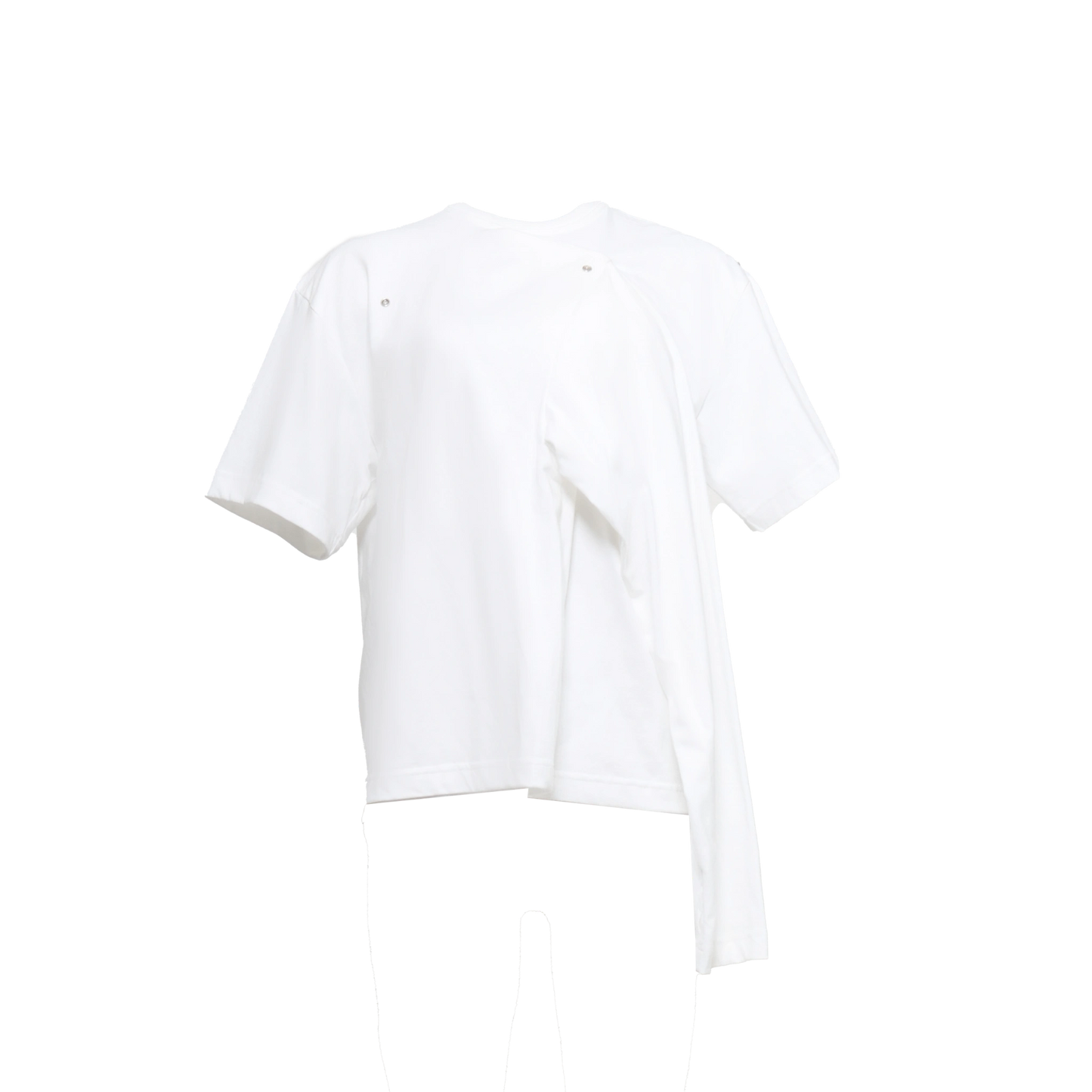 MAZE OVERSIZE TEES WHITE