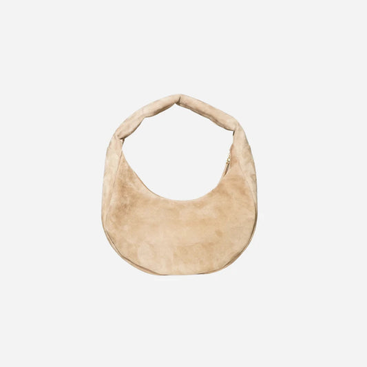 The Circle bag Small Suede- Taupe