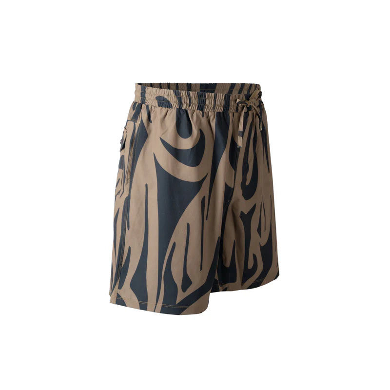 SAGE & BLACK SWIM SHORTS