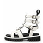 White Chain Sandals