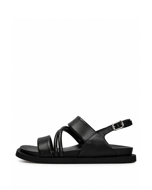 Black Minimal Sandals