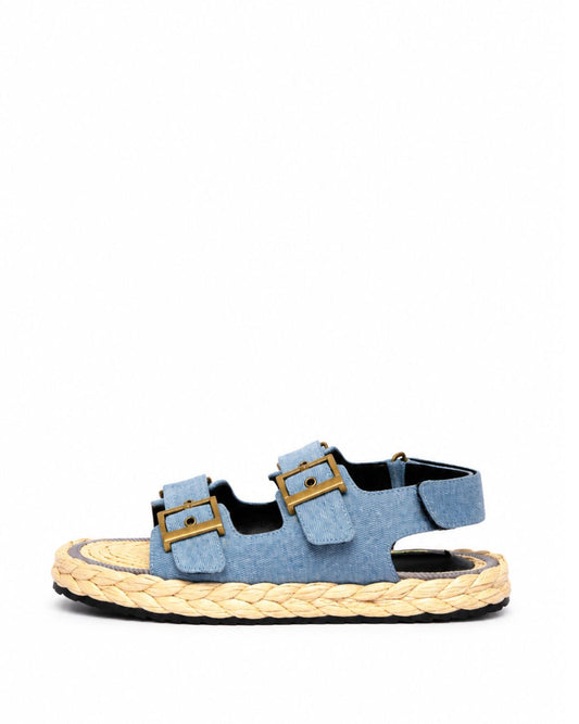 Blue Denim Sandals
