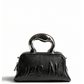 Black Sculptural Mini Bag