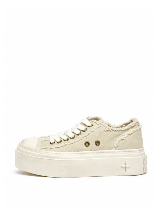 Ivory Platform Sneakers