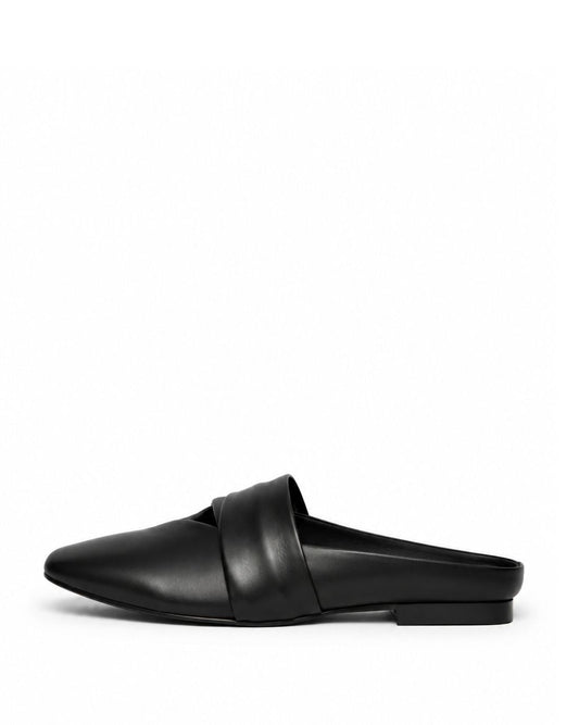 Black Minimal Mules