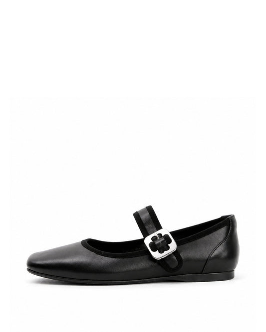 Black Mary Jane Flats