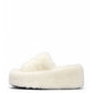 Ivory Fur Slippers