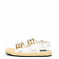 White Buckle Sandals