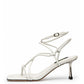 White Strap Heels
