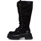 Black Canvas Boots