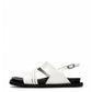 White Minimal Sandals