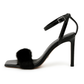 Night-Out Black Heels with Fur