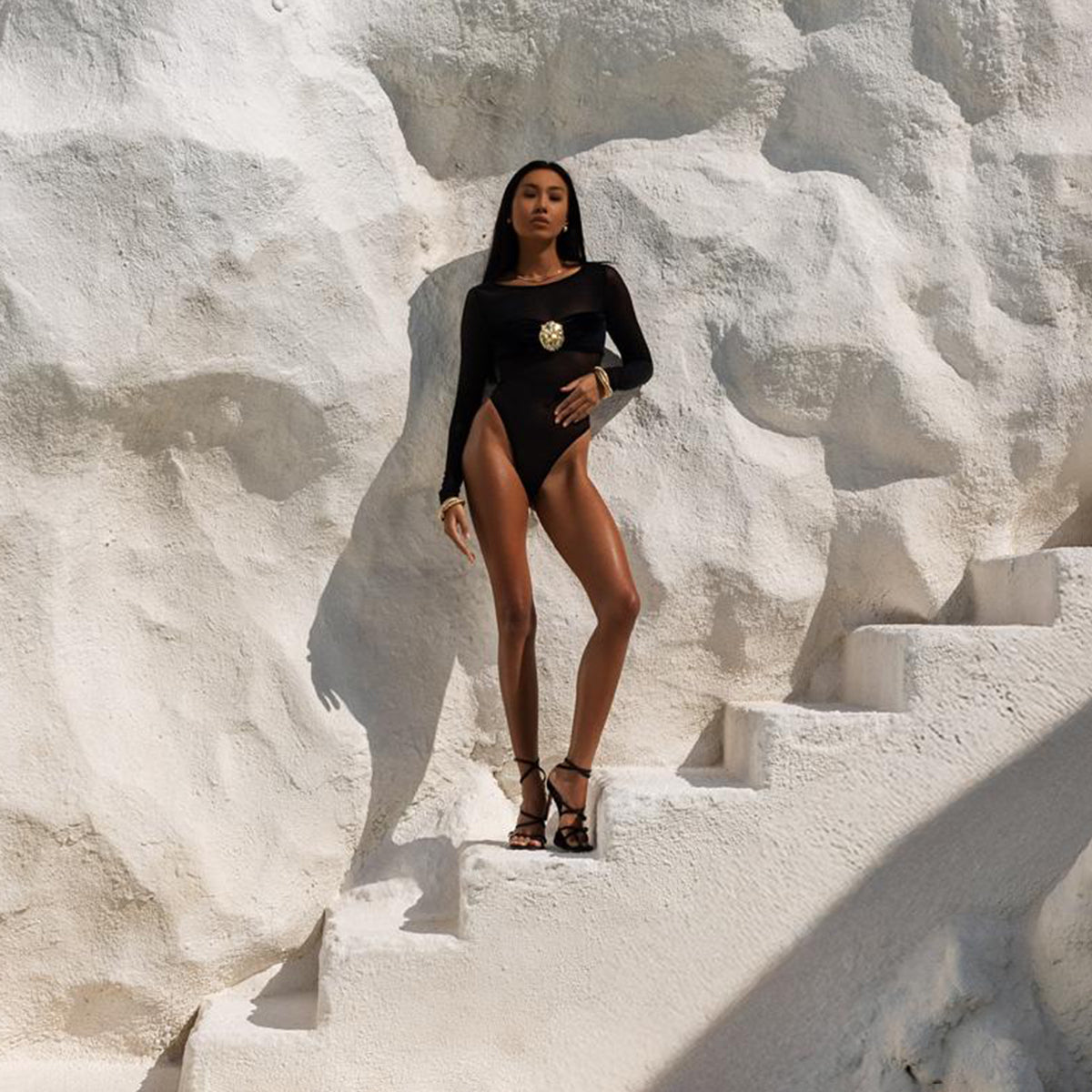 Aurelia Bodysuit In Black