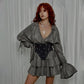 Barocco Dress in Grey