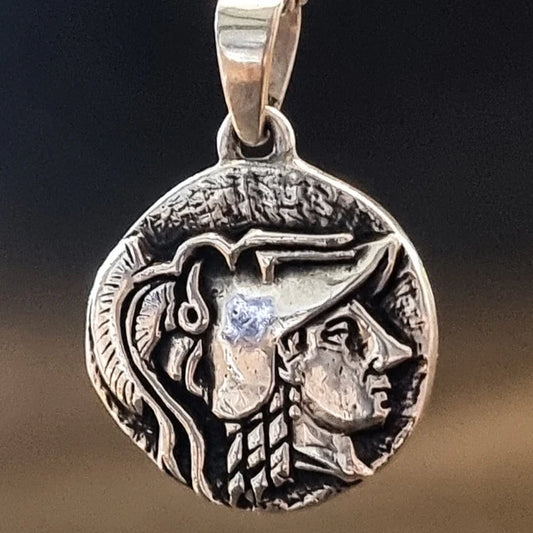 Roman pendant in silver