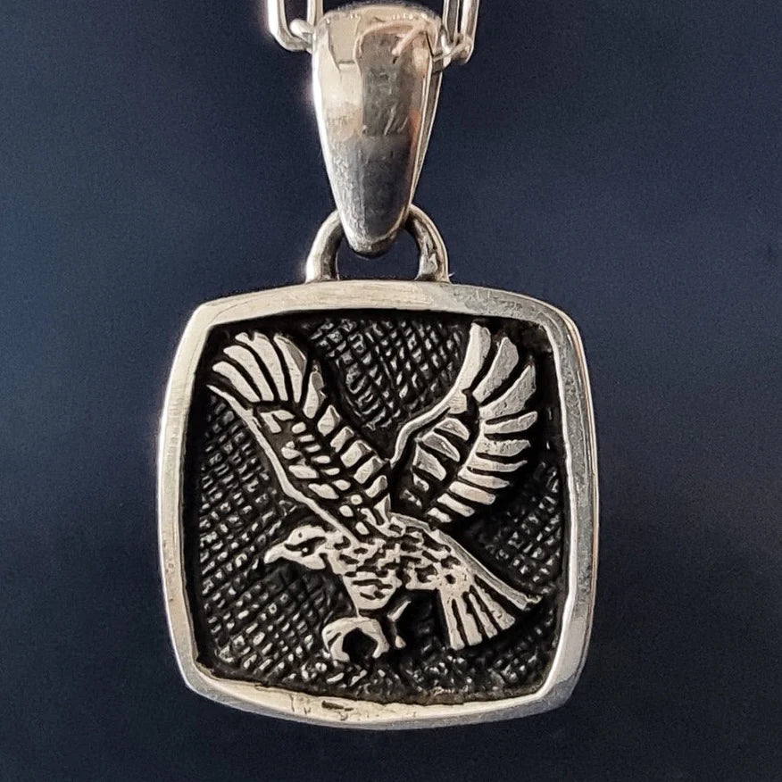 Eagle pendant in silver