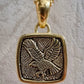 Eagle pendant in gold