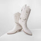 White Leather Boots