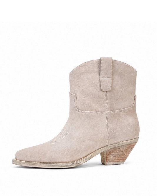 Cream Western Boots
