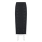 SKIRT WITH GROMMETS