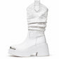 White Platform Boots