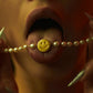 SMILEY CHOKER GOLD PLATED