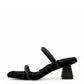 Black Fur Mules