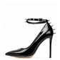 Studded Patent Heels