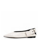 Ivory Slingback Flats
