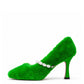 Green Pearl Heels