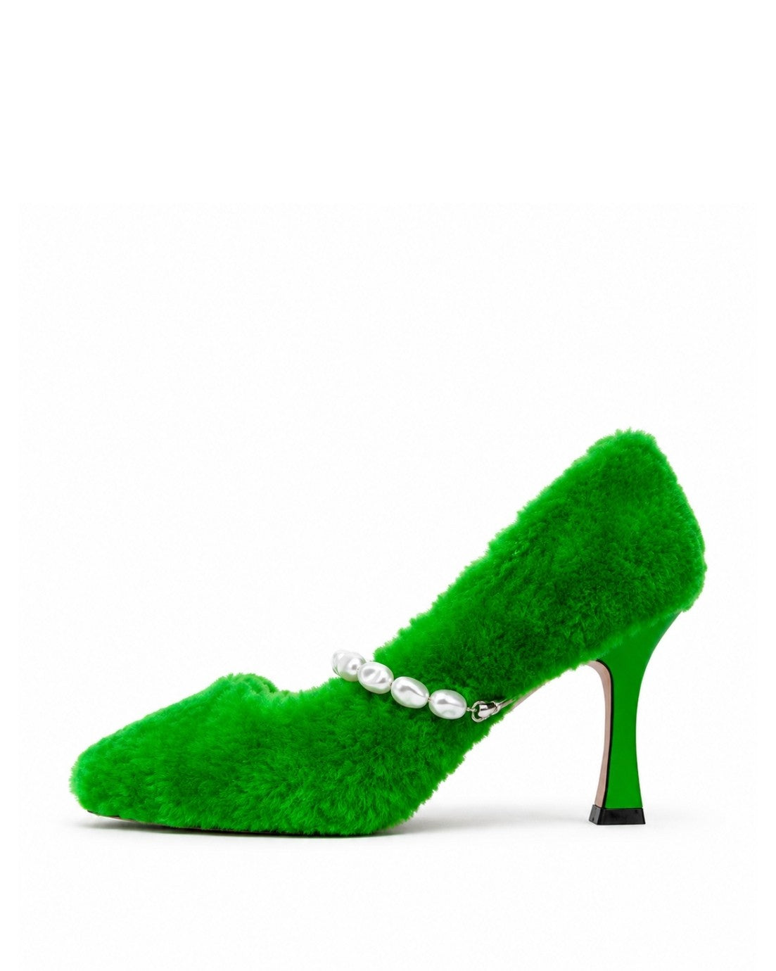Green Pearl Heels
