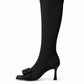 Black Open Toe Boots