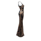 SAGE & BLACK ROSE DRESS