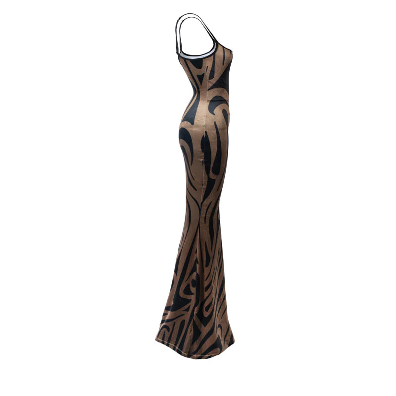 SAGE & BLACK ROSE DRESS