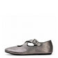 Metallic Mary Jane Flats